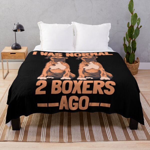 Item preview, I Was Normal 2 Boxers Dog Ago designed and sold by khuetrung79.