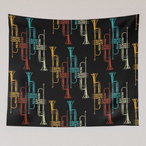 Item preview, Retro Jazz Music Trumpeter Gifts Trumpet designed and sold by Jindohu58299.