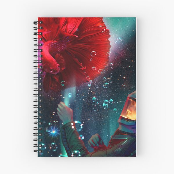 Artikelvorschau, Betta splendens surreales Unterwasser-Weltraum-Kunstwerk entworfen und verkauft von LD ART.
