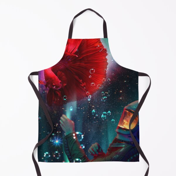 Artikelvorschau, Betta splendens surreales Unterwasser-Weltraum-Kunstwerk entworfen und verkauft von LD ART.