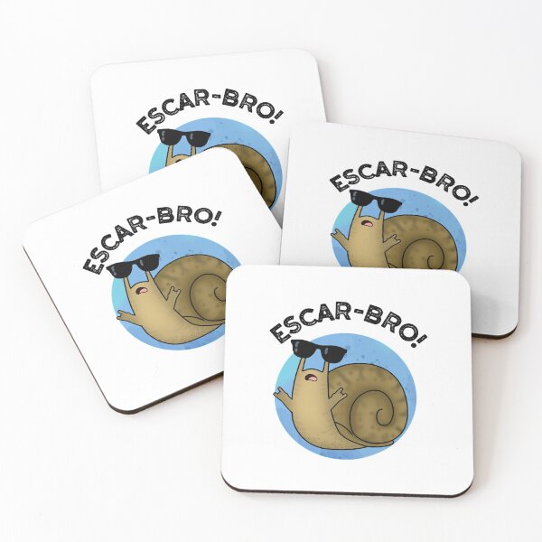 Item preview, Escar-bro Snail Funny Escargot Puns  designed and sold by punnybone.