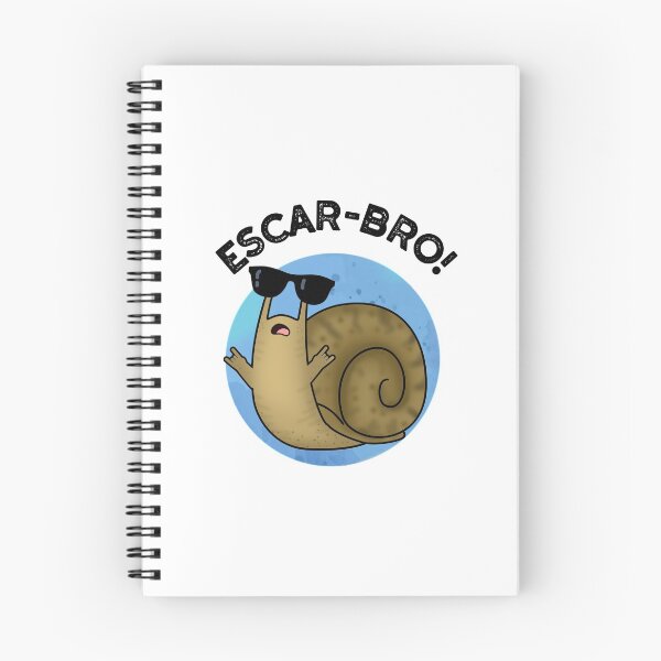 Item preview, Escar-bro Snail Funny Escargot Puns  designed and sold by punnybone.