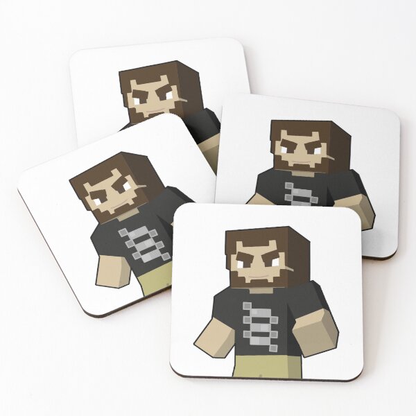 Item preview, Angry & Excited Minecraft Character designed and sold by Liz Bohon.