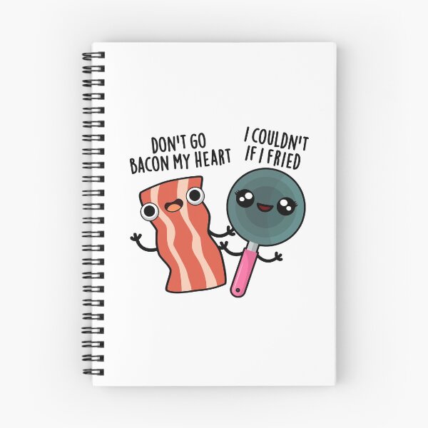 Item preview, Don't Go Bacon My Heart Funny Food Puns  designed and sold by punnybone.