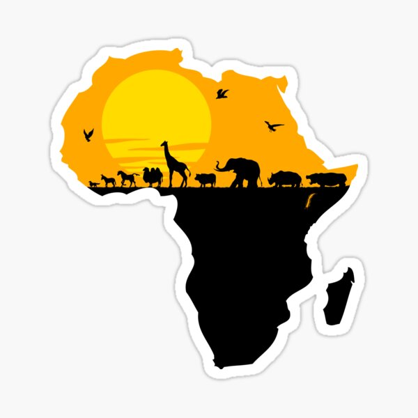 Afrique Sticker