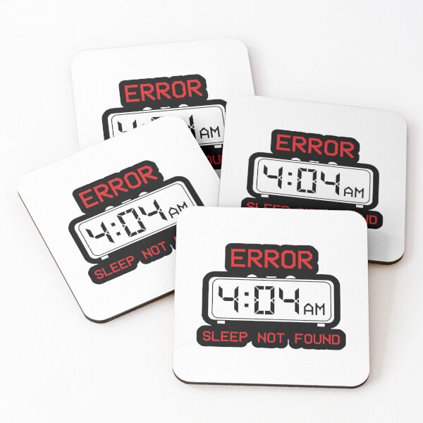 Item preview, Error 404 Sleep Not Found - Developer Does Not Sleep designed and sold by devtshirts.