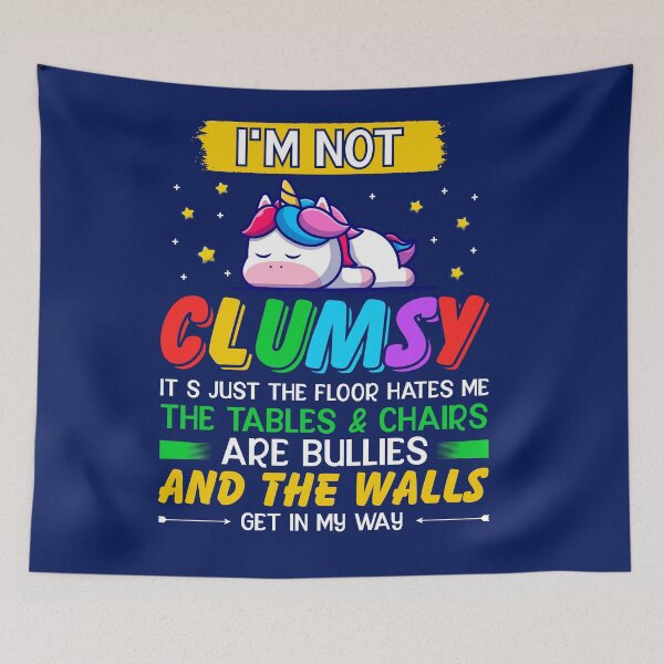 Item preview, I'm Not Clumsy Funny People saying Sarcastic Gifts designed and sold by TrenddyArts.