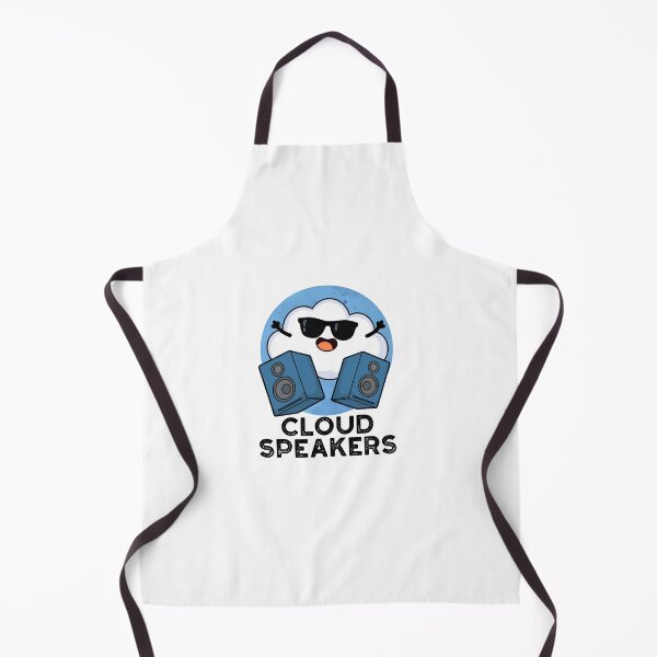 Item preview, Cloud Speakers Funny Weather Puns  designed and sold by punnybone.