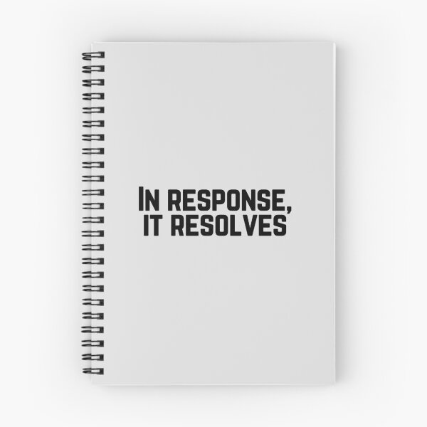 Item preview, In response, it resolves | Magic the gathering designed and sold by thanksgeek.