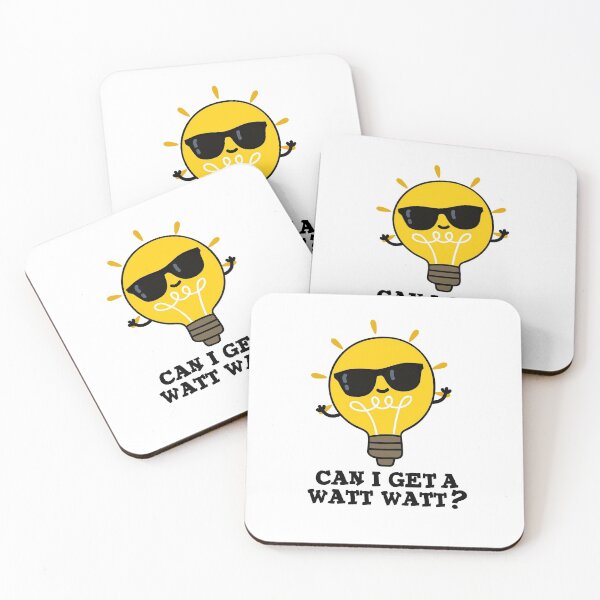 Item preview, Can I Get A Watt Watt Funny Bulb Puns  designed and sold by punnybone.