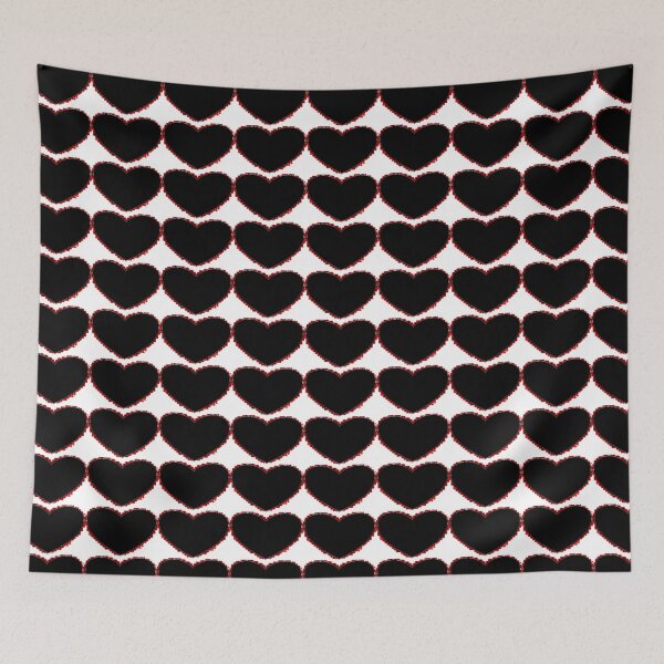 Item preview, Black Heart with Red lace by Iritof designed and sold by iritof.