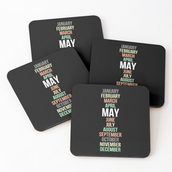 Item preview, Names of Calendar Months May designed and sold by Digital Lama Creations.