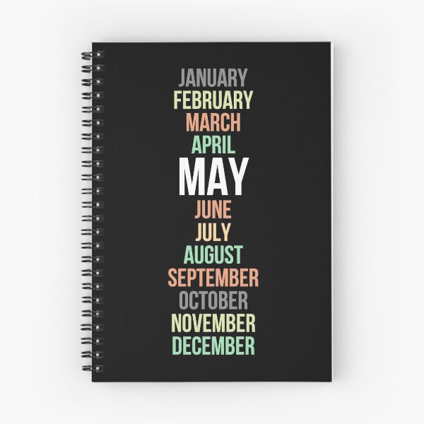 Item preview, Names of Calendar Months May designed and sold by Digital Lama Creations.