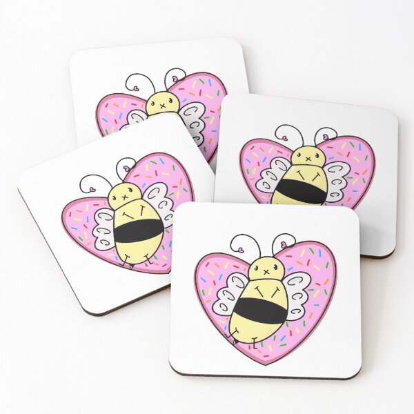 Item preview, bee on a cookie with sprinkles designed and sold by DeathMochi.