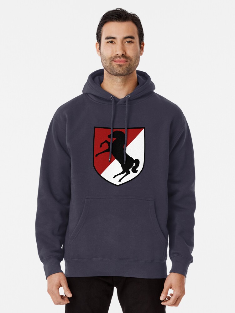 U.S Army 49th Armored Division Veteran Mens Pullover Hooded Sweatshirt Long Sleeve Hoodies