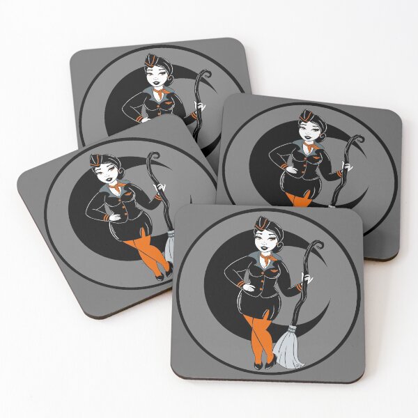 Item preview, Flight attendant witch  designed and sold by Sallystclair.