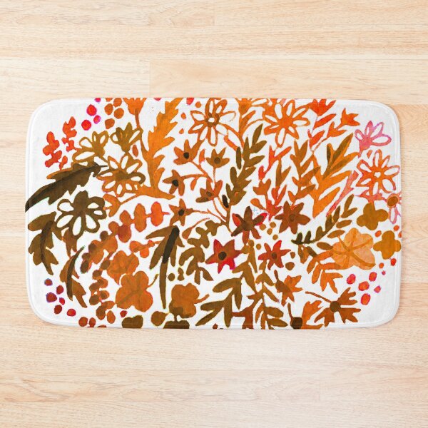 Item preview, Red floral pattern designed and sold by Lemontreeart63.