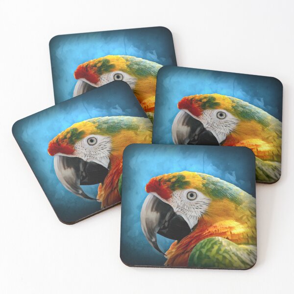 Item preview, Harlequin Macaw Portrait designed and sold by Heathermarie321.