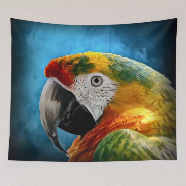 Item preview, Harlequin Macaw Portrait designed and sold by Heathermarie321.