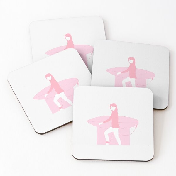 Item preview, Surf Girl - Pink Aesthetic Art designed and sold by Susmit Pimpalkar.