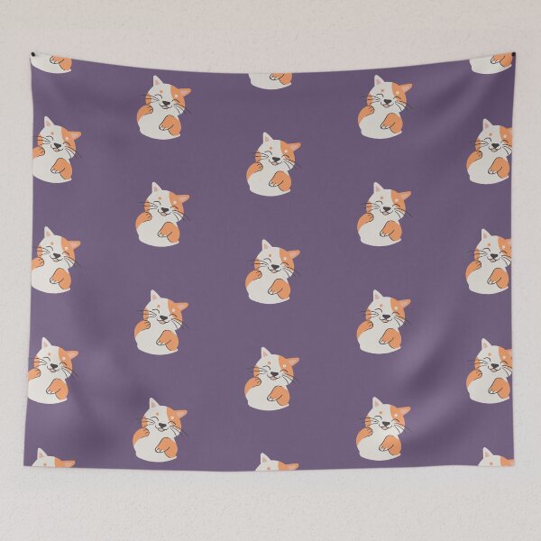 Item preview, cats designed and sold by PIKABOOO.