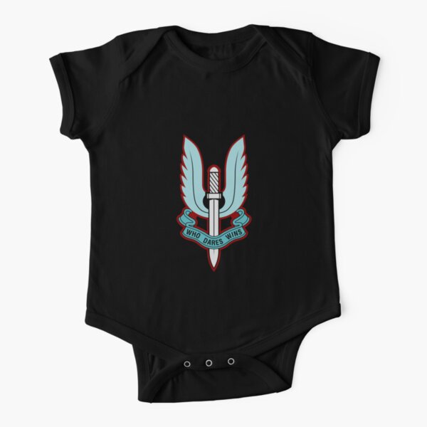 Special Air Service (Blue - No Shield) Short Sleeve Baby One-Piece
