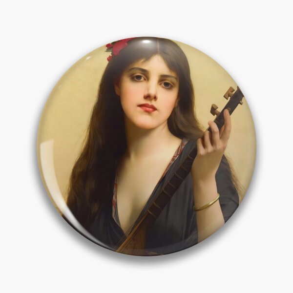 Item preview, The Musician Girl by Jules Joseph Lefebvre designed and sold by academic-art.