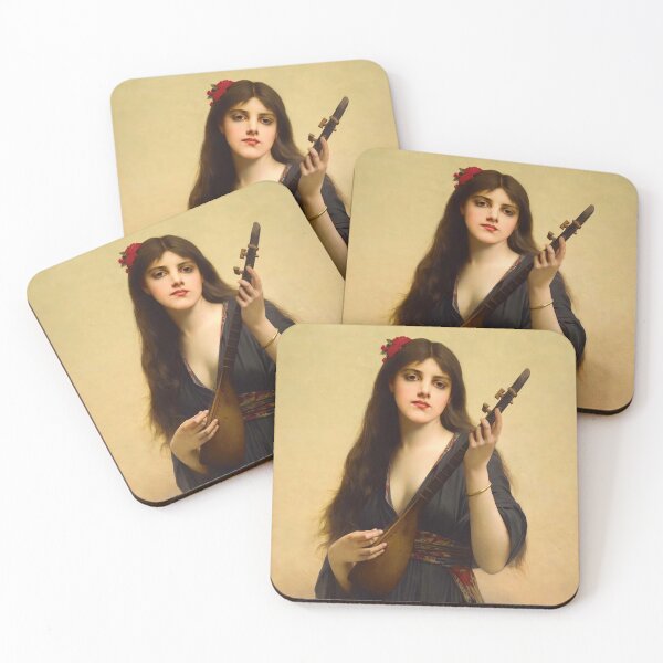 Item preview, The Musician Girl by Jules Joseph Lefebvre designed and sold by academic-art.