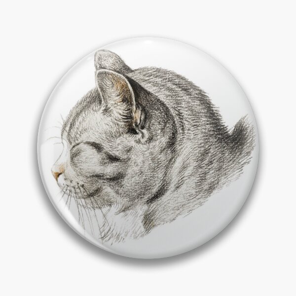 Item preview, Sketch of a Cat (1813) By Jean Bernard designed and sold by NiftyTees.