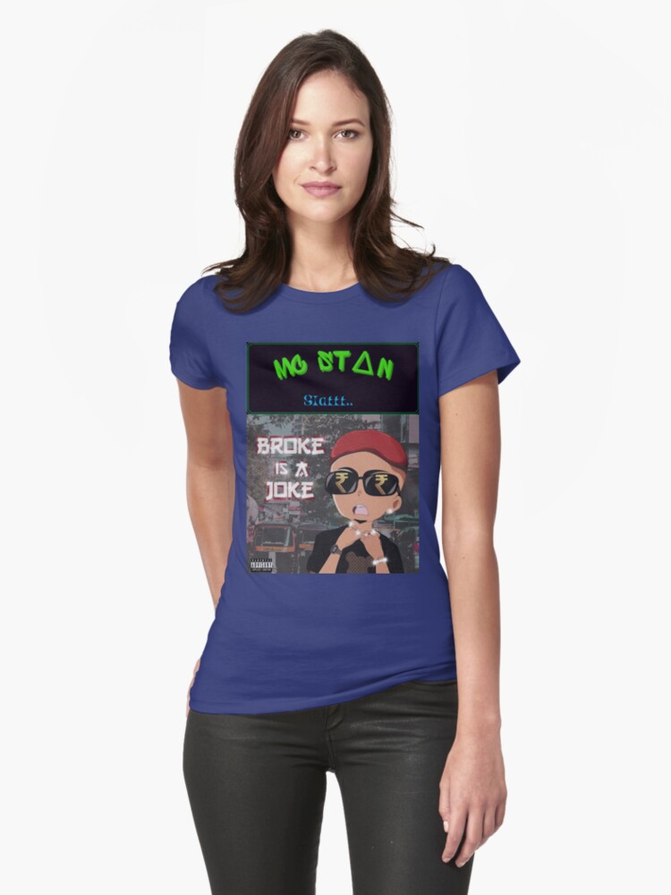 MC STAN Version 3 Fitted T-Shirt for Sale by Unique Pieces
