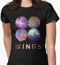 BTS nebula Women's Fitted T-Shirt