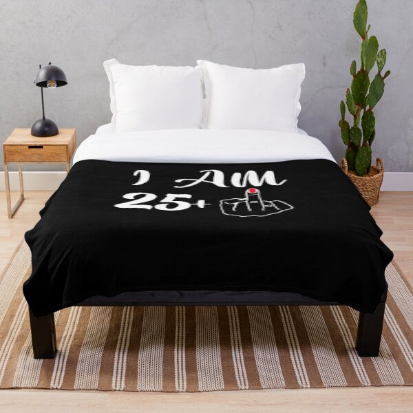 Item preview, Funny 26th Birthday Gift - I'm 25 + 1 Middle Finger Rude designed and sold by Nancy  Jones.