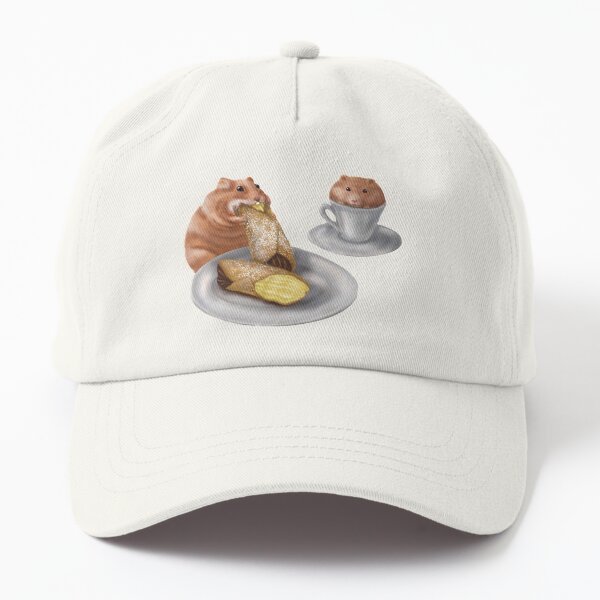 Hamsters Eating Cannoli Dad Hat