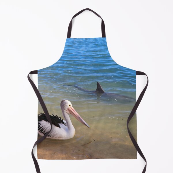 Item preview, Pelican and dolphin, Monkey Mia, Australia designed and sold by FranWest.