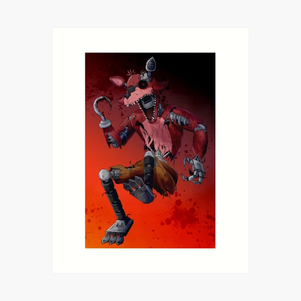 Withered foxy five nights at freddys 2 Art Board Print for Sale