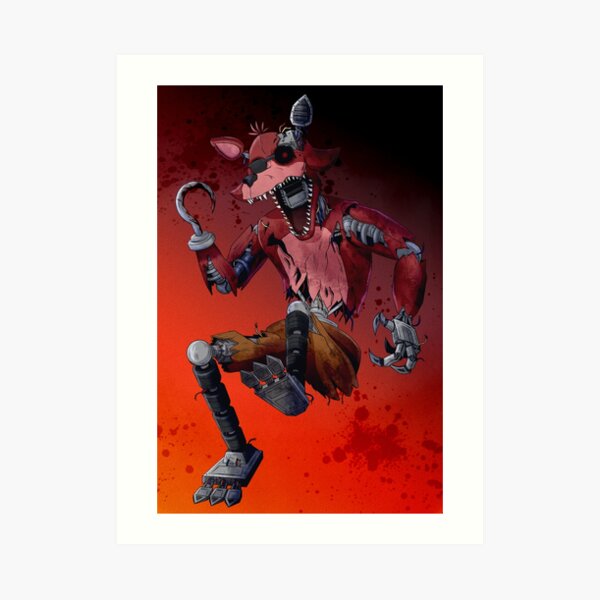 Withered foxy five nights at freddys 2 Art Print for Sale by teraMerchShop