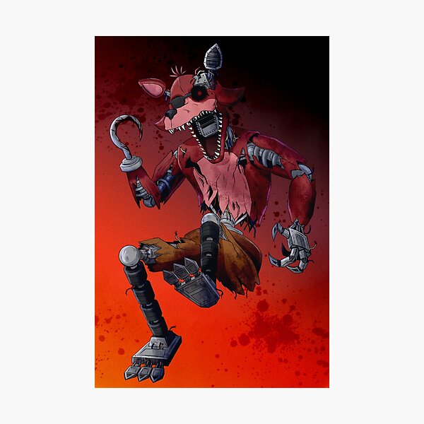 DarkTaurus on Game Jolt: [Fanart] Withered Foxy from FNAF Rewritten: '87  illustrated edition