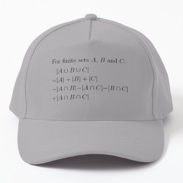 Principle of binomial theorem Baseball Cap