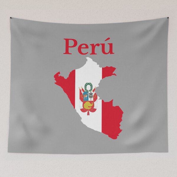 Item preview, Peru Flag Map Design. designed and sold by marosharaf.