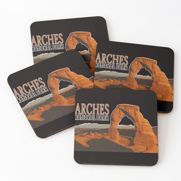 Item preview, Arches-National-Park-Travel-Poster designed and sold by Upow1950.