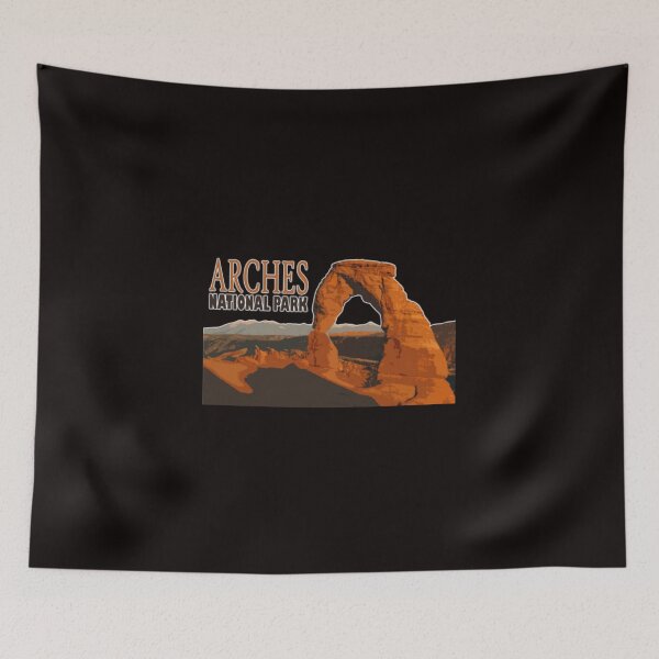Item preview, Arches-National-Park-Travel-Poster designed and sold by Upow1950.