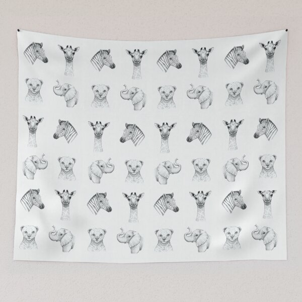 Item preview, Safari Animal Set designed and sold by ScarmoScribbles.