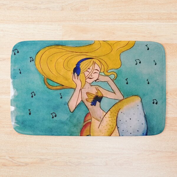 Item preview, Sunday Mermaid designed and sold by LataArtStudio.