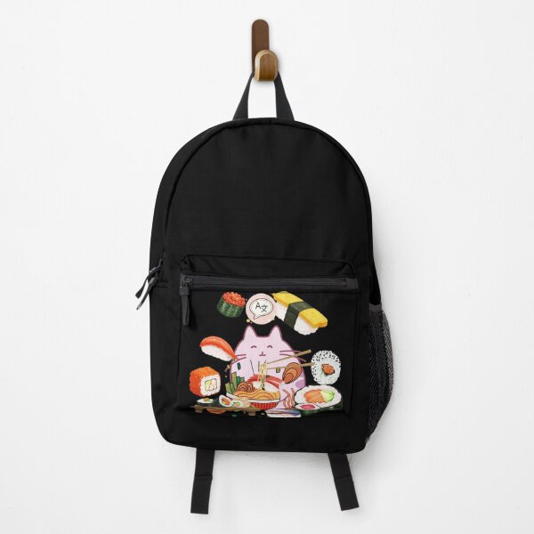 Item preview, Japanese wave cat sushi shirt. designed and sold by Cheeky Popp.