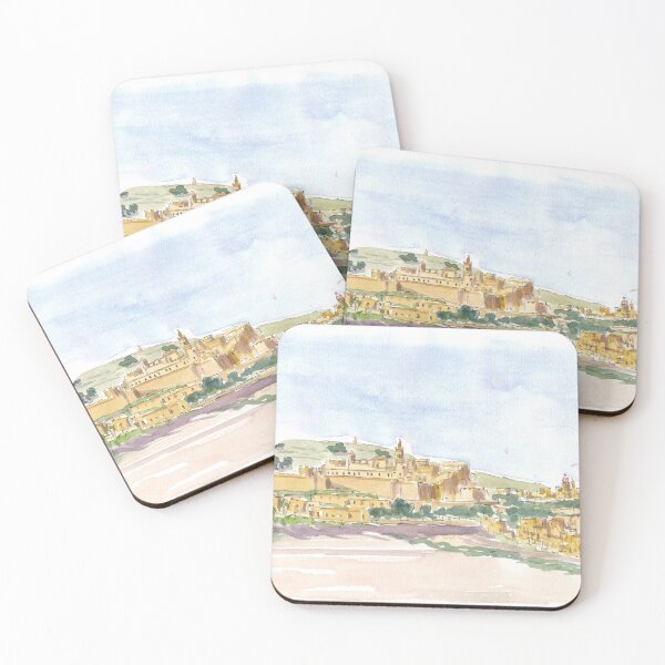 Item preview, Gozo Ghawdex Malta Victoria Rabat Old Town Skyline and Citadel designed and sold by artshop77.