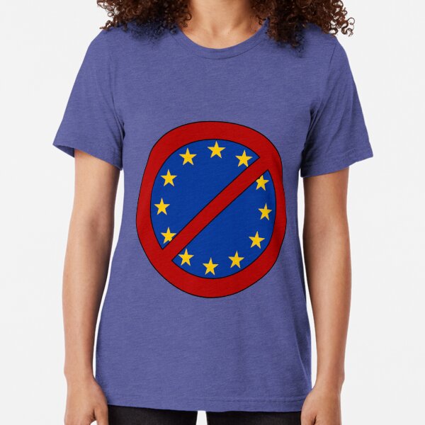 Tentation T shirts Union européenne UE étoiles drapeau bleu royal restent peut sortie UK Shirt