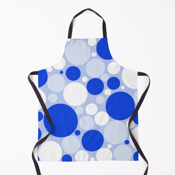 Item preview, Bubbly Mod Dots Pattern Royal Blue, Light Blue, and White designed and sold by kierkegaard.