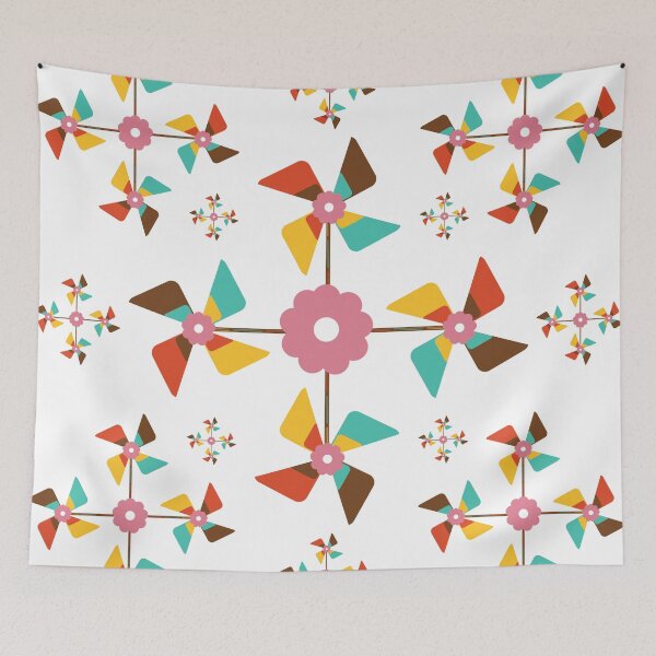 Item preview, Pinwheels and Flowers | Playtime designed and sold by deepgoa.