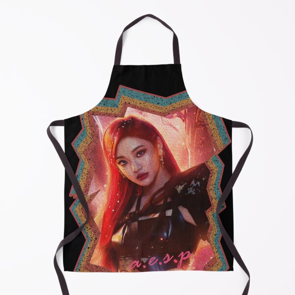 Item preview, Ning Yizhuo aespa Ningning Korean Kpop Retro Color Oil Paint Design designed and sold by Piosenka Art.
