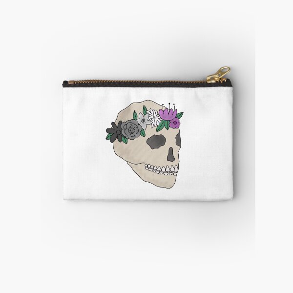 Item preview, Asexual pride skull designed and sold by random-mica-art.